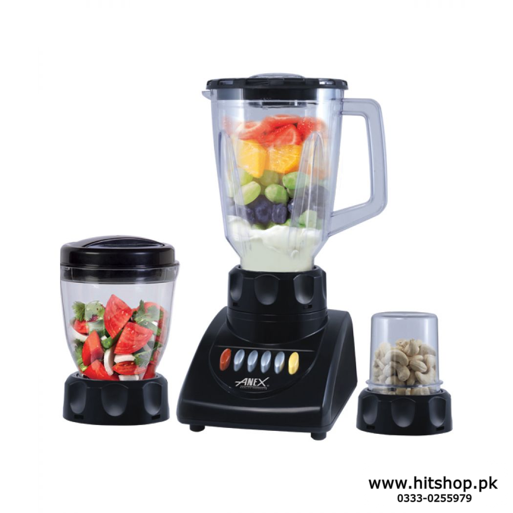 Anex Ag 699 Ub Deluxe Blender and Grinder-Black 300watts - view 1